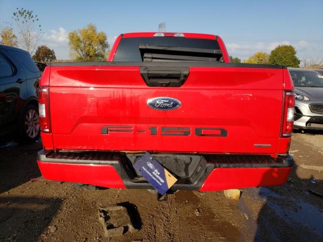 1FTEW1EPXKFB44123 - 2019 FORD F150 SUPERCREW RED photo 6