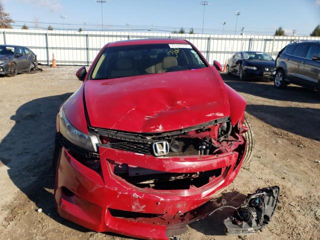 1HGCS1B80AA019158 - 2010 HONDA ACCORD EXL RED photo 5