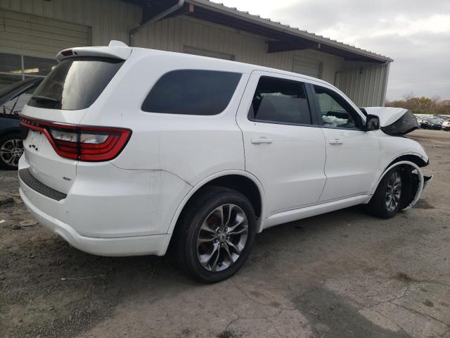 1C4RDJDG7KC780525 - 2019 DODGE DURANGO GT WHITE photo 3