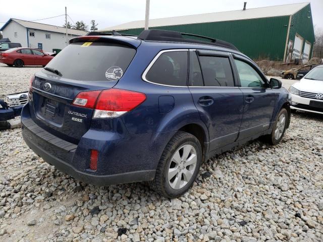 4S4BRBJC3B3371265 - 2011 SUBARU OUTBACK 2.5I LIMITED BLUE photo 3