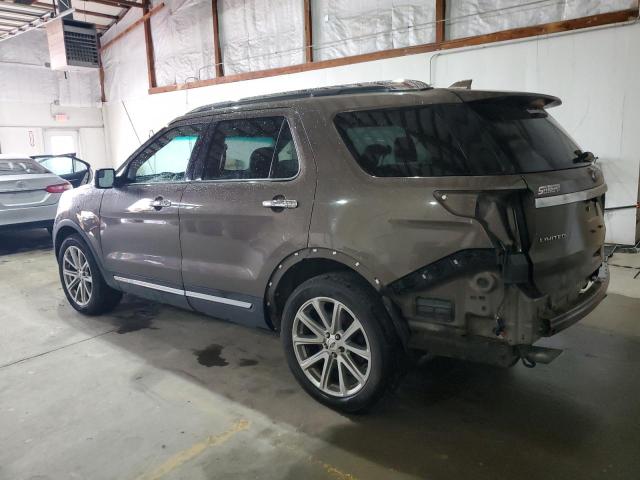 1FM5K8F83GGC89433 - 2016 FORD EXPLORER LIMITED BROWN photo 2