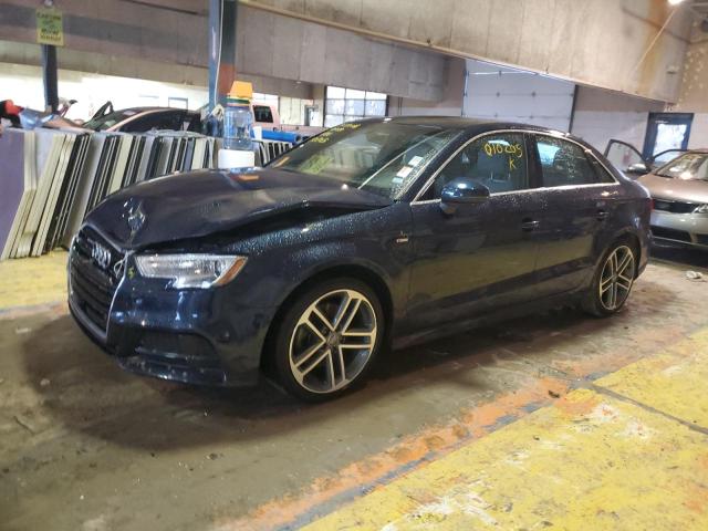 WAUJ8GFF8J1010205 - 2018 AUDI A3 PREMIUM PLUS BLUE photo 1