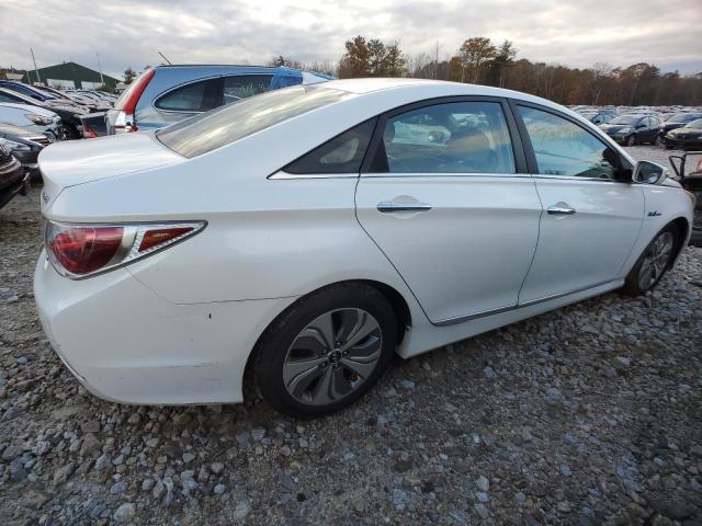 KMHEC4A49DA092419 - 2013 HYUNDAI SONATA HYBRID WHITE photo 3