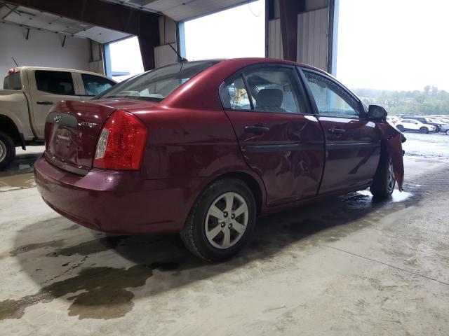 KMHCM46C29U299499 - 2009 HYUNDAI ACCENT GLS MAROON photo 3