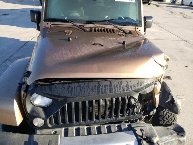 1C4AJWBGXFL632154 - 2015 JEEP WRANGLER SAHARA TAN photo 11