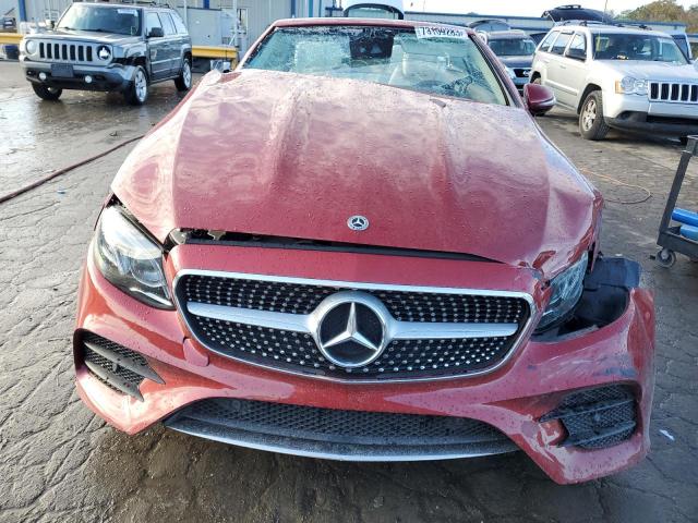 WDD1K6GB1JF046241 - 2018 MERCEDES-BENZ E 400 4MATIC RED photo 5