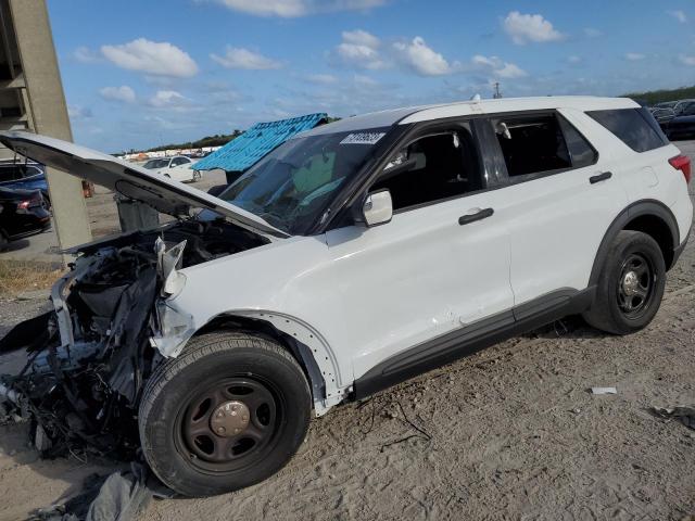 1FM5K8AB9LGA64155 - 2020 FORD EXPLORER POLICE INTERCEPTOR WHITE photo 1