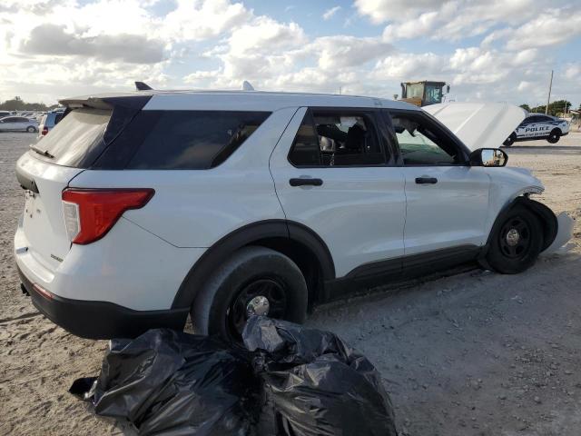 1FM5K8AB9LGA64155 - 2020 FORD EXPLORER POLICE INTERCEPTOR WHITE photo 3