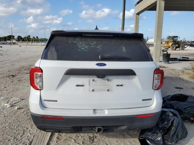 1FM5K8AB9LGA64155 - 2020 FORD EXPLORER POLICE INTERCEPTOR WHITE photo 6