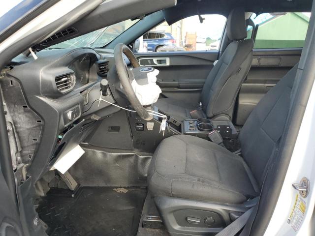 1FM5K8AB9LGA64155 - 2020 FORD EXPLORER POLICE INTERCEPTOR WHITE photo 7
