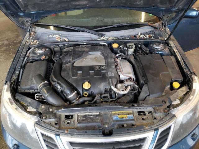 YS3FH41U781126530 - 2008 SAAB 9-3 AERO BLUE photo 11