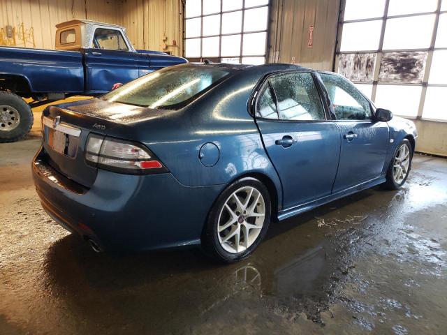 YS3FH41U781126530 - 2008 SAAB 9-3 AERO BLUE photo 3