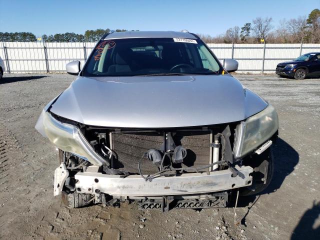 5N1AR2MN6DC648180 - 2013 NISSAN PATHFINDER S 银色 照片 5