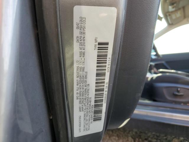 4S4BP61C287310634 - 2008 SUBARU OUTBACK 2.5I SILVER photo 12