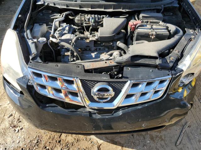 JN8AS5MV9DW603618 - 2013 NISSAN ROGUE S BLACK photo 12