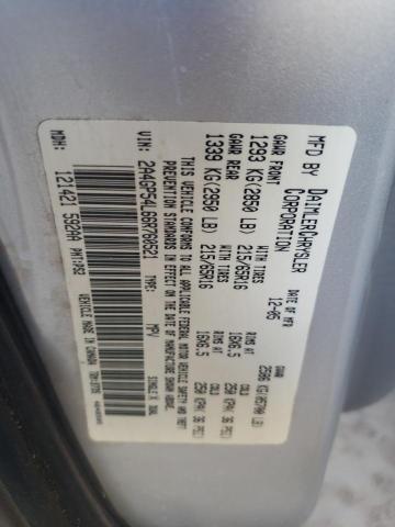 2A4GP54L66R760521 - 2006 CHRYSLER TOWN & COU TOURING 银色 照片 14