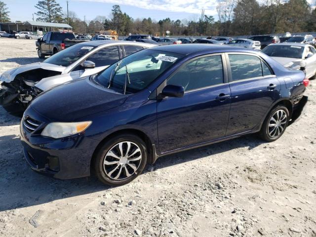 5YFBU4EE4DP168292 - 2013 TOYOTA COROLLA BASE BLUE photo 1