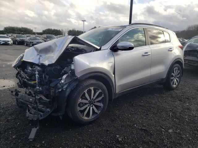 KNDPNCAC2J7353424 - 2018 KIA SPORTAGE EX SILVER photo 1