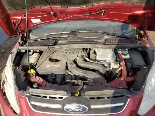 1FADP5BU4DL514549 - 2013 FORD C-MAX SEL RED photo 11