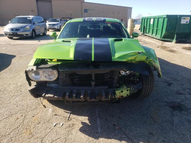 2B3CJ7DJ4BH601434 - 2011 DODGE CHALLENGER SRT-8 GREEN photo 5