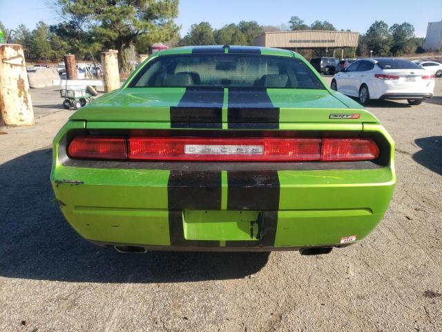 2B3CJ7DJ4BH601434 - 2011 DODGE CHALLENGER SRT-8 GREEN photo 6