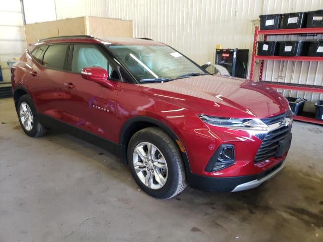 3GNKBHRSXKS666517 - 2019 CHEVROLET BLAZER 3LT BURGUNDY photo 4