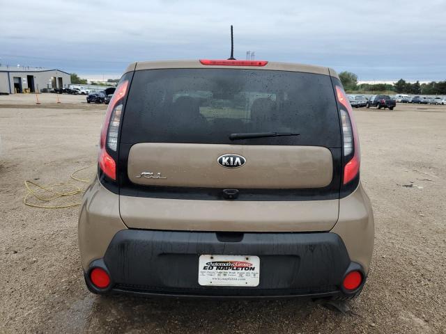 KNDJN2A26G7285466 - 2016 KIA SOUL TAN photo 6