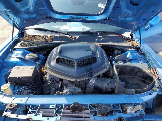 2C3CDZFJXGH255058 - 2016 DODGE CHALLENGER R/T SCAT PACK BLUE photo 11