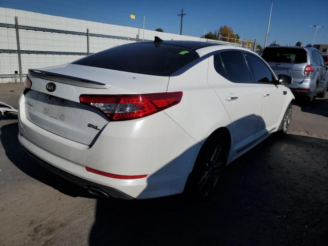 5XXGR4A65DG153511 - 2013 KIA OPTIMA SX WHITE photo 3