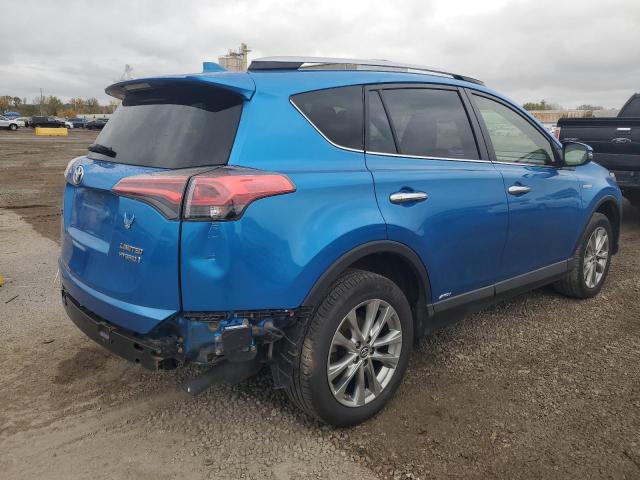 JTMDJREV9GD050552 - 2016 TOYOTA RAV4 HV LIMITED BLUE photo 3