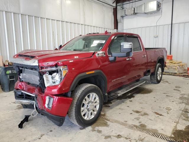 1GT49WEY0NF130759 - 2022 GMC SIERRA K3500 DENALI RED photo 1