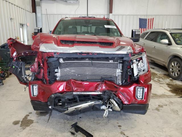 1GT49WEY0NF130759 - 2022 GMC SIERRA K3500 DENALI RED photo 5