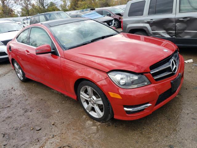 WDDGJ4HB8EG220838 - 2014 MERCEDES-BENZ C 250 RED photo 4