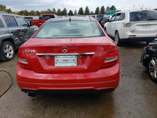 WDDGJ4HB8EG220838 - 2014 MERCEDES-BENZ C 250 RED photo 6