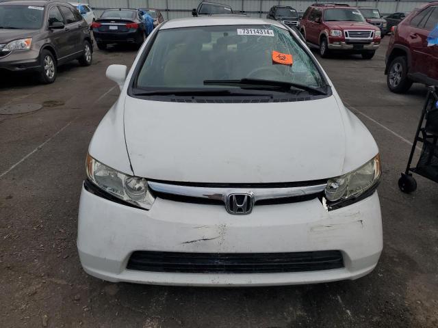 1HGFA16536L143730 - 2006 HONDA CIVIC LX WHITE photo 5