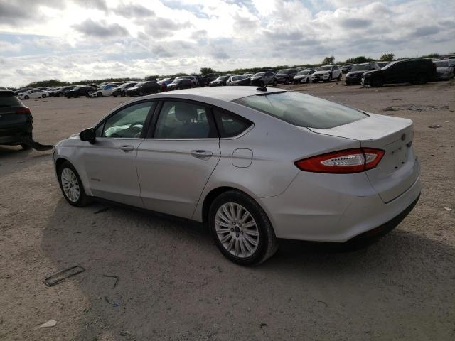 3FA6P0UU3GR126310 - 2016 FORD FUSION S HYBRID SILVER photo 2