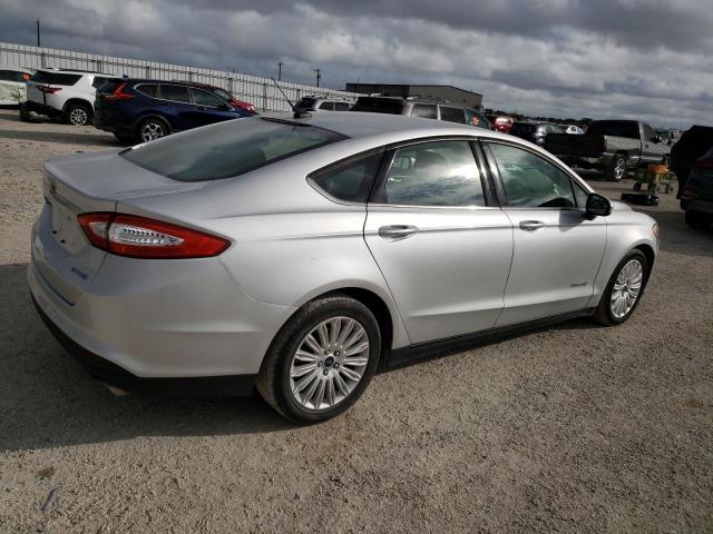 3FA6P0UU3GR126310 - 2016 FORD FUSION S HYBRID SILVER photo 3