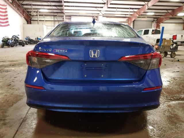 2HGFE1F77RH313966 - 2024 HONDA CIVIC EX BLUE photo 6