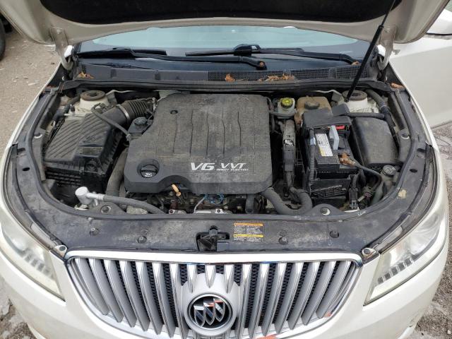 1G4GE5ED8BF103865 - 2011 BUICK LACROSSE CXS WHITE photo 11