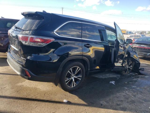 5TDJKRFH6GS252844 - 2016 TOYOTA HIGHLANDER XLE BLACK photo 3