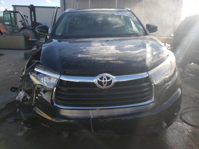 5TDJKRFH6GS252844 - 2016 TOYOTA HIGHLANDER XLE BLACK photo 5