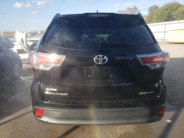 5TDJKRFH6GS252844 - 2016 TOYOTA HIGHLANDER XLE BLACK photo 6