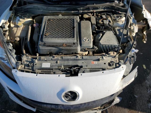 JM1BL1L32D1833973 - 2013 MAZDA SPEED 3 WHITE photo 11