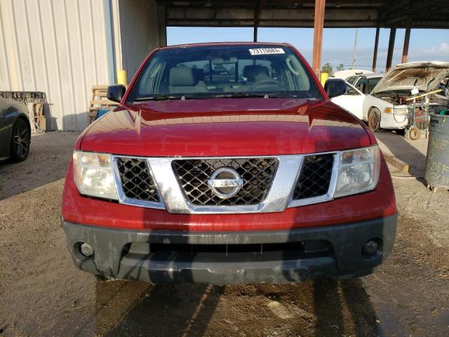 1N6BD06T66C474313 - 2006 NISSAN FRONTIER KING CAB XE RED photo 5