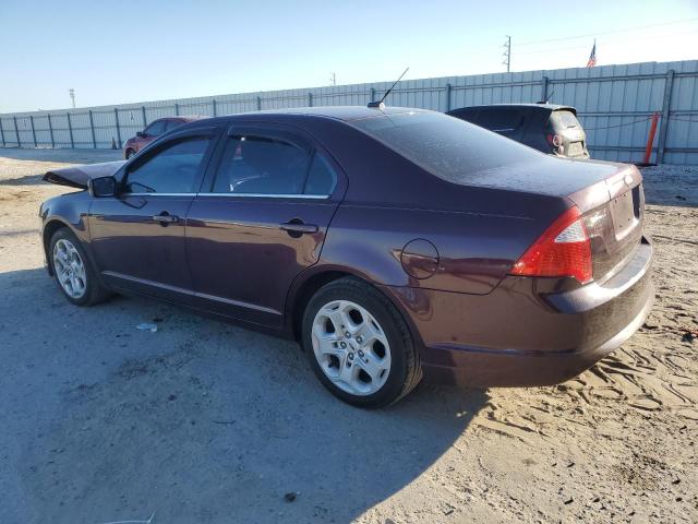 3FAHP0HA7BR343666 - 2011 FORD FUSION SE BURGUNDY photo 2