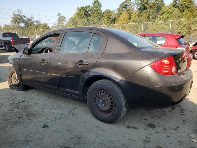 1G1AK55F977408015 - 2007 CHEVROLET COBALT LS BLACK photo 2