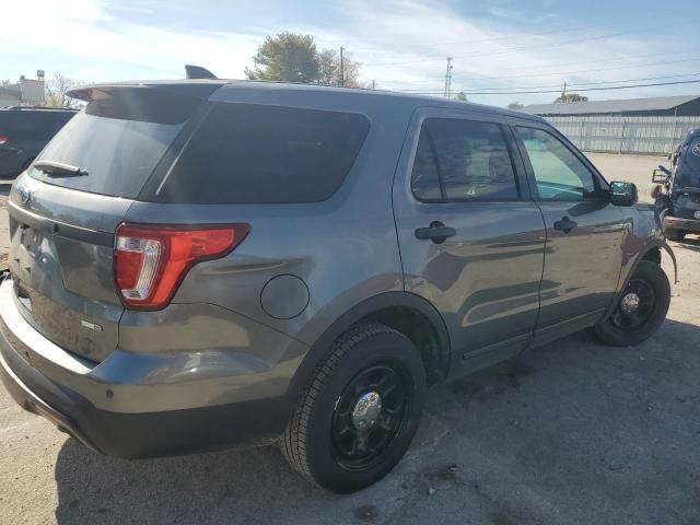 1FM5K8AR4HGA44562 - 2017 FORD EXPLORER POLICE INTERCEPTOR Մոխրագույն լուսանկար 3