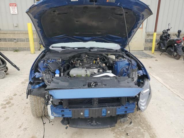 1FA6P8TH4N5100169 - 2022 FORD MUSTANG BLUE photo 11