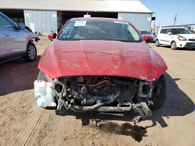 3FA6P0LU3LR113651 - 2020 FORD FUSION SE RED photo 5