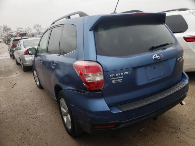 JF2SJARC4FH416380 - 2015 SUBARU FORESTER 2.5I LIMITED BLUE photo 2